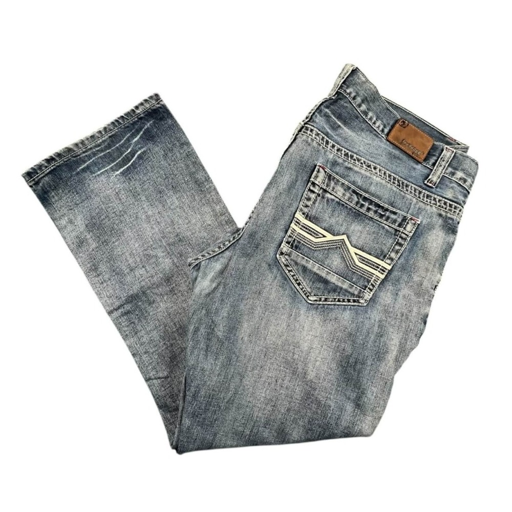Flypaper 38x30‎ Light Blue Straight Jeans Y2K Grunge Streetwear Skater Baggy